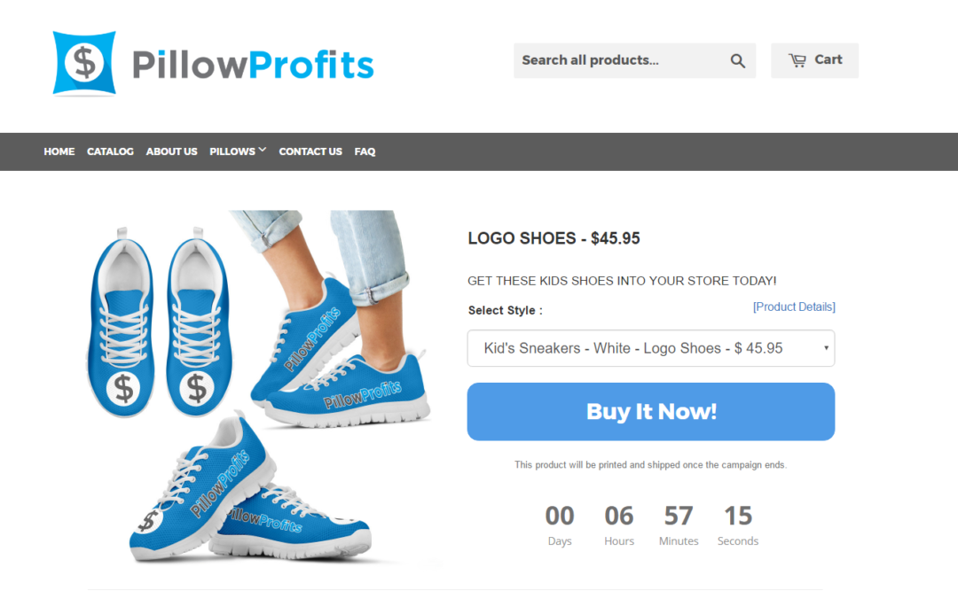 End-Of-Week Product Launch – Kids Sneakers!
