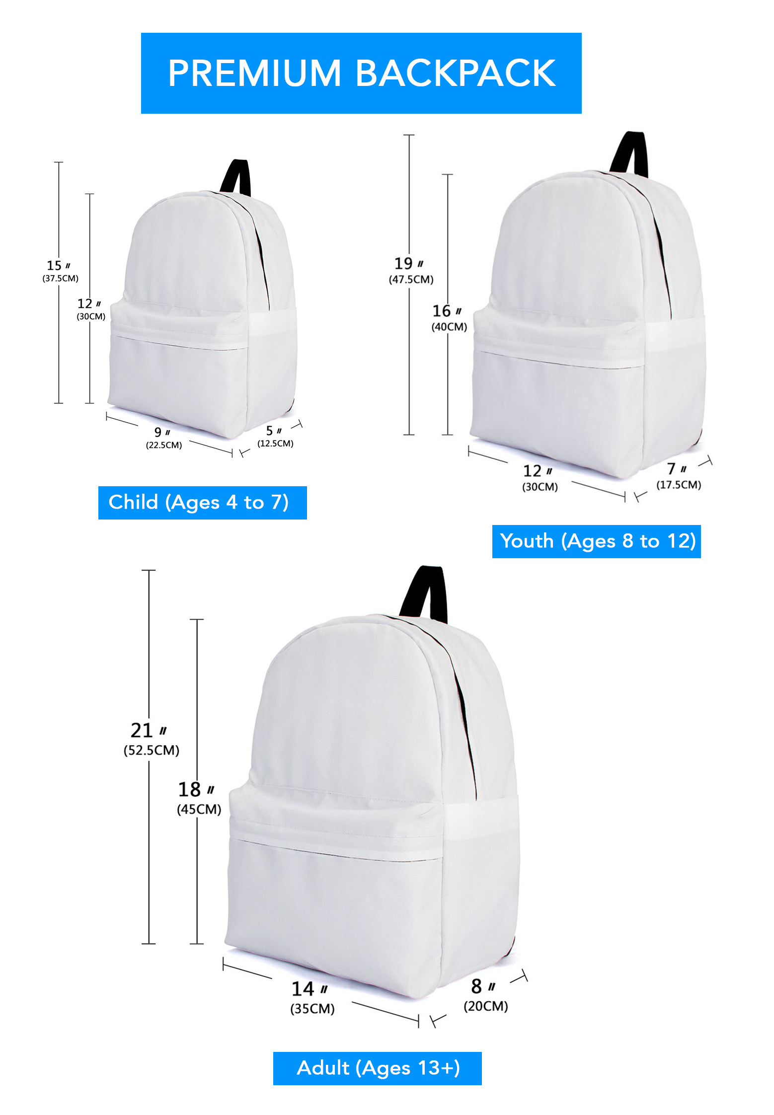 16 X 16 X 8 Backpack