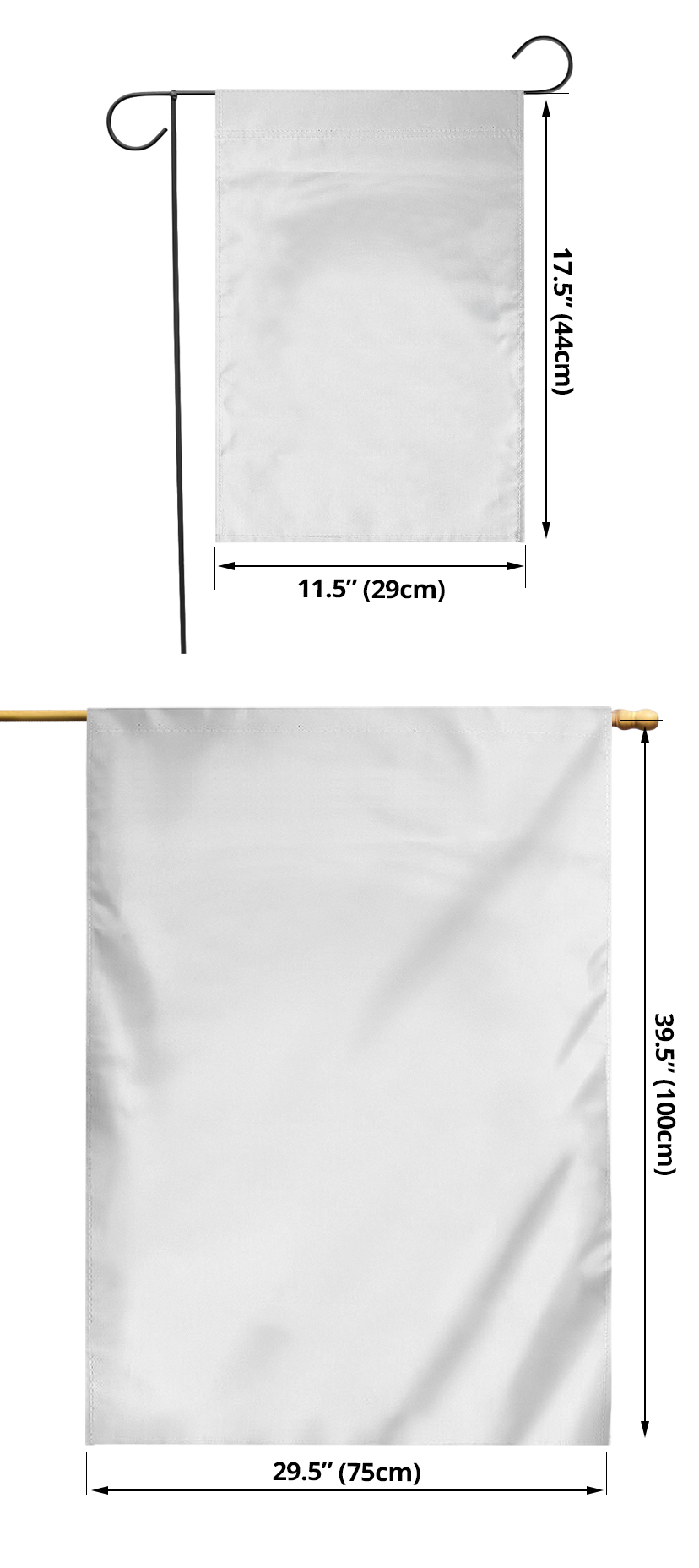 Sizing Chart for Miami Dolphins Flag