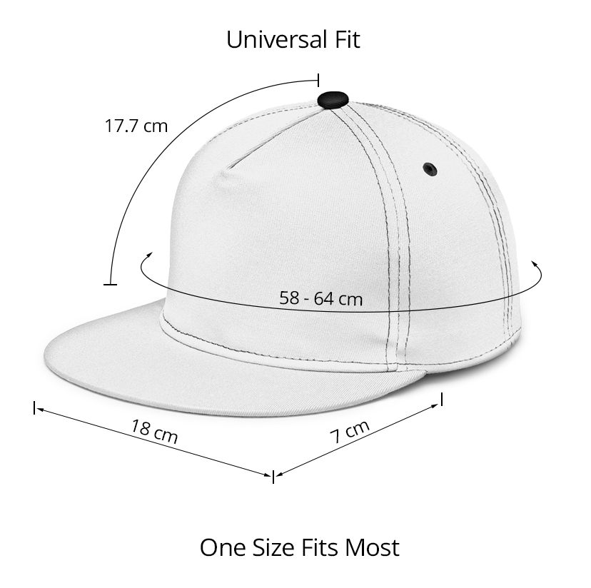 Snapback hat store size chart